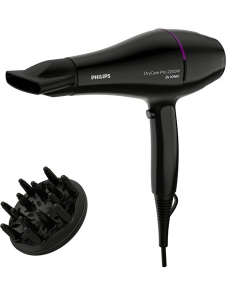 Фен Philips BHD274/00, 2200 Вт, Чёрный