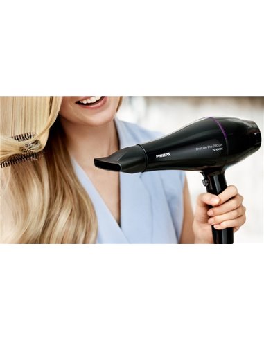 Uscător de păr Philips BHD274/00, 2200 W, Negru