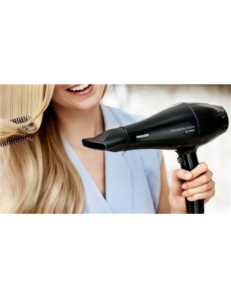Uscător de păr Philips BHD274/00, 2200 W, Negru