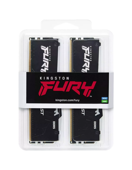 Оперативная память Kingston FURY Beast RGB, DDR5 SDRAM, 6000 МГц, 32 Гб, KF560C30BBEAK2-32 Оперативная память Kingston FURY Beast RGB, DDR5 SDRAM, 6000 МГц, 32 Гб, KF560C30BBEAK2-32