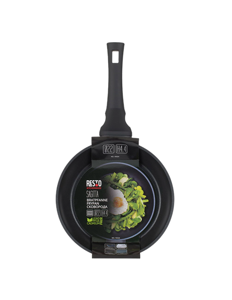 Tigaie RESTO 93326, 26cm, Negru