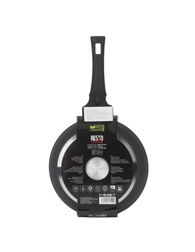 Tigaie RESTO 93326, 26cm, Negru