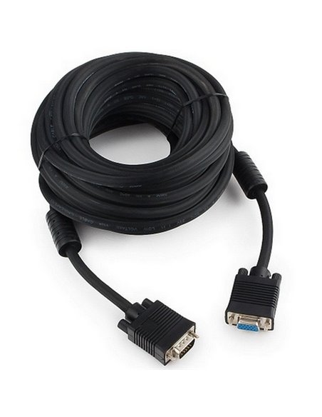 Cablu Video Cablexpert CC-PPVGAX-10M-B, VGA D-Sub (M) - VGA D-Sub (M), 10m, Negru