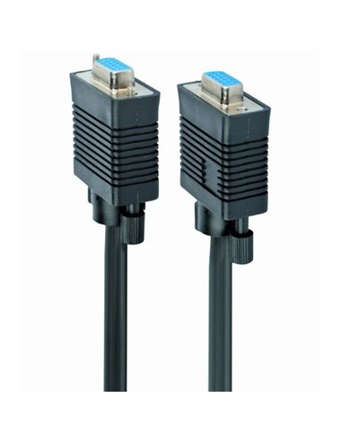 Видео кабель Cablexpert CC-PPVGAX-6B, VGA D-Sub (M) - VGA D-Sub (F), 1,8м, Чёрный