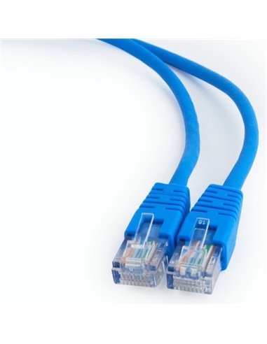 Patch cord Cablexpert PP12-1.5M/B, CAT5e UTP, 1,5m, Albastru