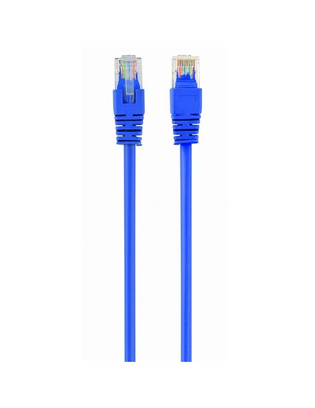Patch cord Cablexpert PP12-1.5M/B, CAT5e UTP, 1,5m, Albastru