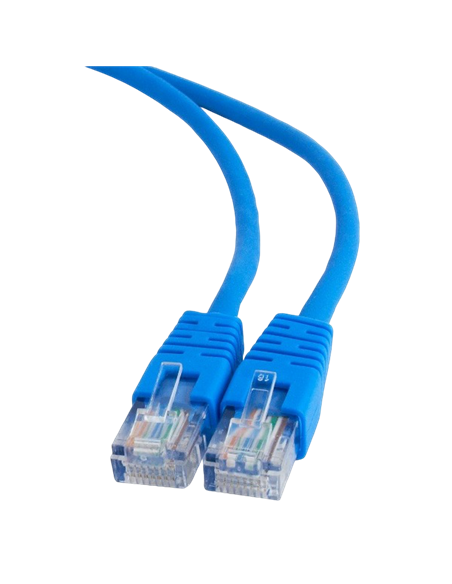 Patch cord Cablexpert PP12-1.5M/B, CAT5e UTP, 1,5m, Albastru