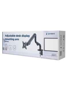 Suport birou pentru monitoare Gembird MA-DA1-02, Negru 2