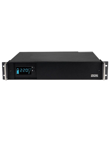 Источник бесперебойного питания PCM KIN-1200AP RM, Линейно-интерактивный, 1200VA, Крепление в стойку