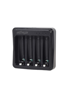 Încărcător Acumulatori Gembird BC-USB-03, Negru