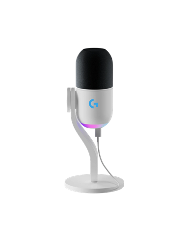 Игровой Микрофон Logitech Yeti GX, Проводной аналоговый, Белый
