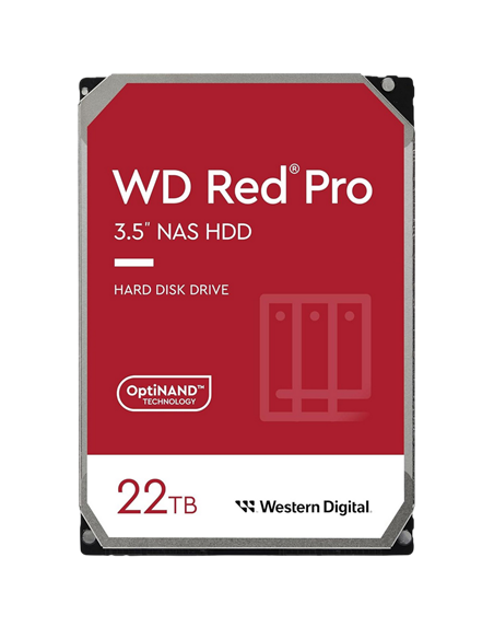 Жесткий диск Western Digital WD Red Pro, 3.5", 22 TB <WD221KFGX>