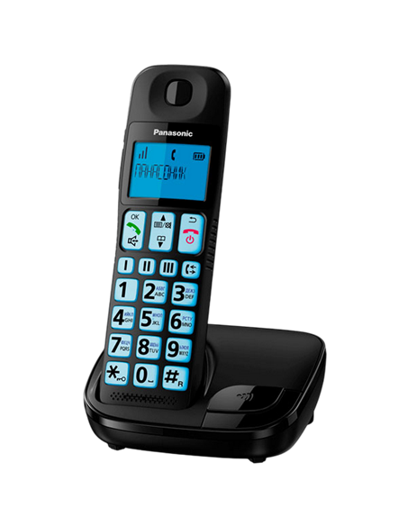 Telefon DECT Panasonic KX-TGU110UAB, Negru Telefon DECT Panasonic KX-TGU110UAB, Negru