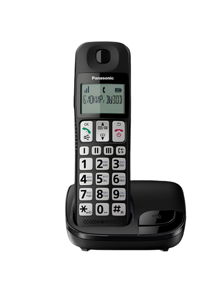 Telefon DECT Panasonic KX-TGU110UAB, Negru Telefon DECT Panasonic KX-TGU110UAB, Negru