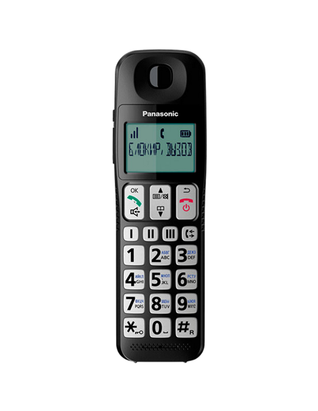 Telefon DECT Panasonic KX-TGU110UAB, Negru Telefon DECT Panasonic KX-TGU110UAB, Negru