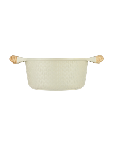 Cratiță RESTO 93801, 2,4L, 20cm, Bej