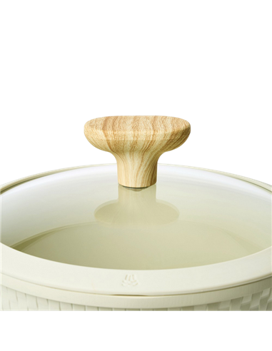 Кастрюля RESTO 93801, 2,4л, 20см, Бежевый