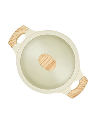 Кастрюля RESTO 93801, 2,4л, 20см, Бежевый