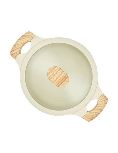 Кастрюля RESTO 93801, 2,4л, 20см, Бежевый