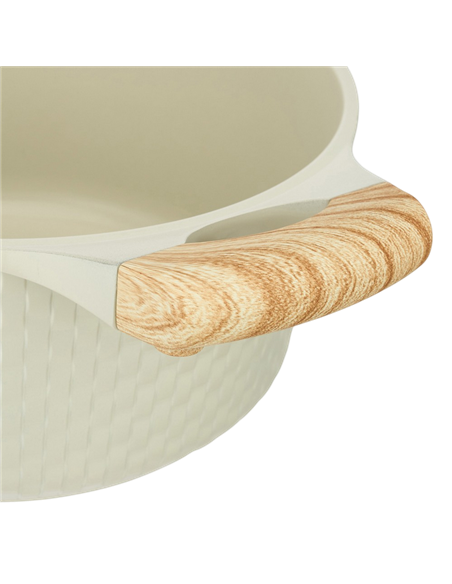 Кастрюля RESTO 93801, 2,4л, 20см, Бежевый