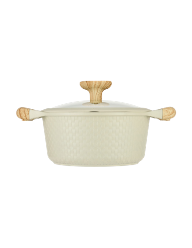 Кастрюля RESTO 93801, 2,4л, 20см, Бежевый