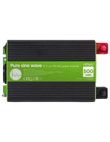 Автомобильный инвертор Energenie EG-PWC-PS500-01, 500Вт, Разноцветный