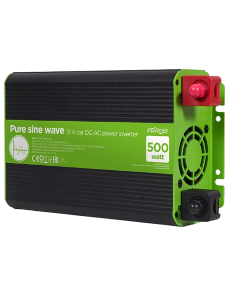 Автомобильный инвертор Energenie EG-PWC-PS500-01, 500Вт, Разноцветный Автомобильный инвертор Energenie EG-PWC-PS500-01, 500Вт, Разноцветный