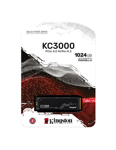 Накопитель SSD Kingston KC3000, 1000Гб, SKC3000S/1024G