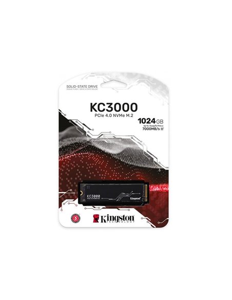 Накопитель SSD Kingston KC3000, 1000Гб, SKC3000S/1024G