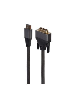 Adaptor Video Cablexpert CC-HDMI-DVI-4K-6, HDMI (M) - DVI-I (M), 1,8m, Negru