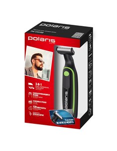 Trimmer pentru bărbați Polaris PHC 0303RB, Negru | Verde 2