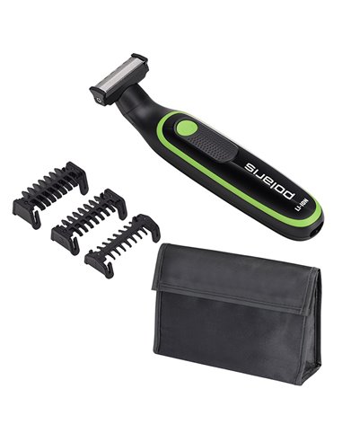 Trimmer pentru bărbați Polaris PHC 0303RB, Negru | Verde