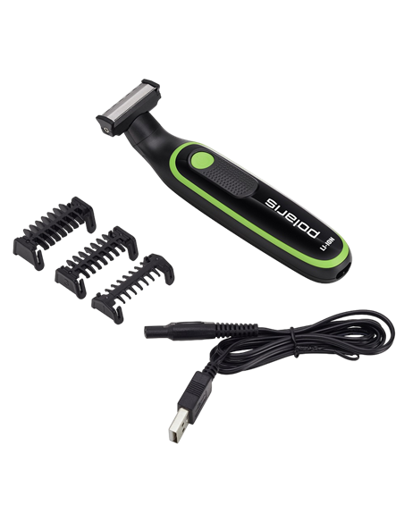 Trimmer pentru bărbați Polaris PHC 0303RB, Negru | Verde Trimmer pentru bărbați Polaris PHC 0303RB, Negru | Verde