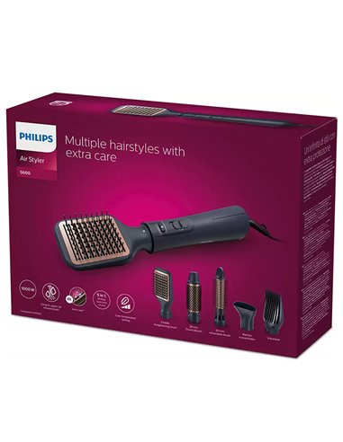Фен-щётка PHILIPS BHA710/00, 1000 Вт, Белый