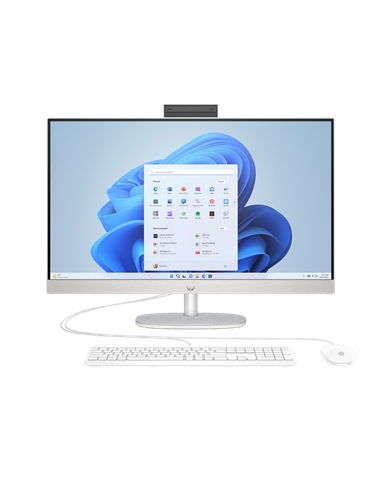 Computer All-in-One HP 27-cr1060ci , 27", Intel Core Ultra 5 125U, 16GB/512GB, FreeDOS, Shell White