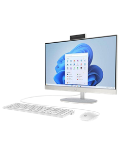 Computer All-in-One HP 27-cr1060ci , 27", Intel Core Ultra 5 125U, 16GB/512GB, FreeDOS, Shell White 2