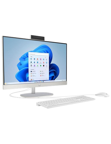 Computer All-in-One HP 27-cr1060ci , 27", Intel Core Ultra 5 125U, 16GB/512GB, FreeDOS, Shell White