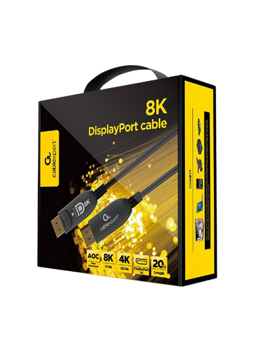 Видеокабель Cablexpert AOC Premium Series, DisplayPort (M) - DisplayPort (M), 20м, Чёрный