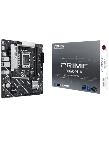 Материнская плата ASUS PRIME B860M-K, LGA1851, AMD B860, Micro-ATX
