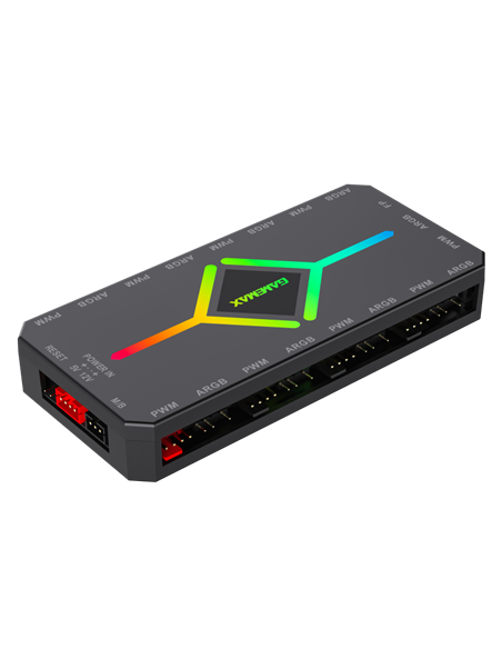 Fan Hub Gamemax V4.0 ARGB+PWM HUB Controller v4.0, negru