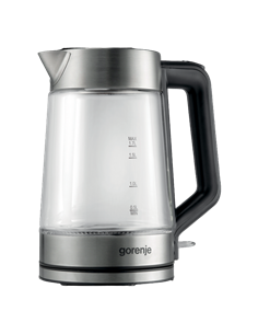 Fierbător electric Gorenje K17GED, Argintiu