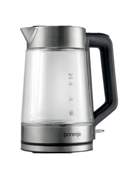 Fierbător electric Gorenje K17GED, Argintiu