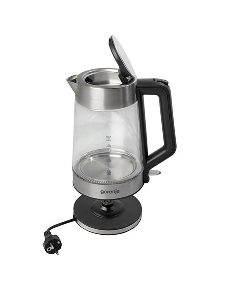 Fierbător electric Gorenje K17GED, Argintiu
