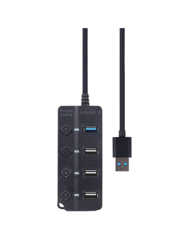 USB-концентратор Gembird UHB-U3P1U2P3P-01, Чёрный