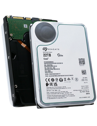 Жесткий диск Seagate Exos, 3.5", 22 ТБ <ST22000NM000C-FR>