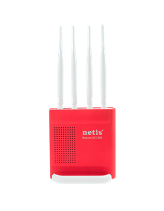 Router fără fir Netis WF2681, Roșu