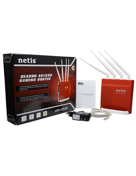 Беспроводной маршрутизатор Netis WF2681, Красный