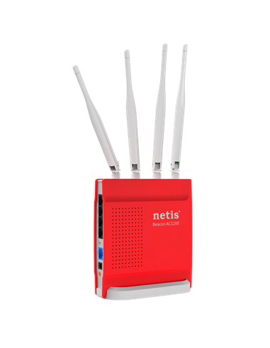 Router fără fir Netis WF2681, Roșu