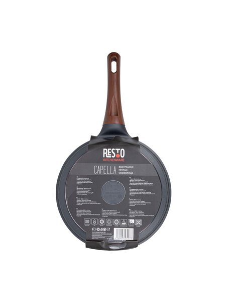 Tigaie RESTO 93510, 26cm, Negru