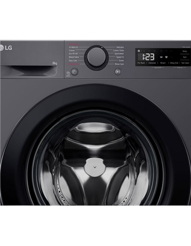Mașină de spălat LG F2WR508SBM, 8kg, Gri
